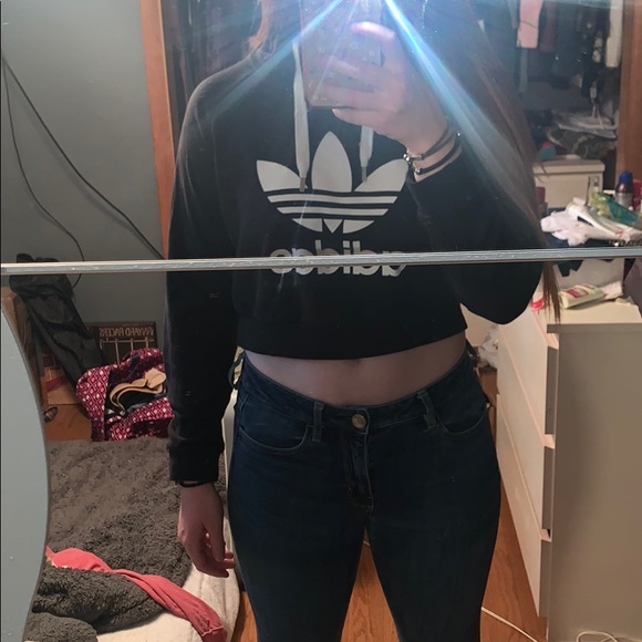 cropped adidas hoodie - Picture 3 of 3